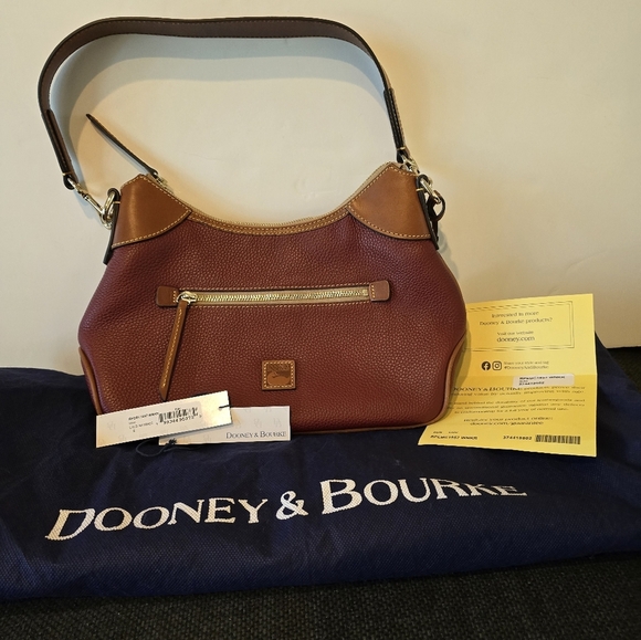 Dooney and Bourke Pebble Grain leather Hobo - Picture 12 of 17